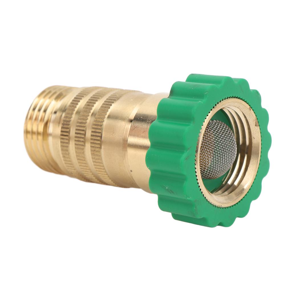 Water Pressure Regulator 50 To 55 PSI 3 4 Inch Thread Brass Inline Water Pressure Reducer for Camping Vehicle Trailers