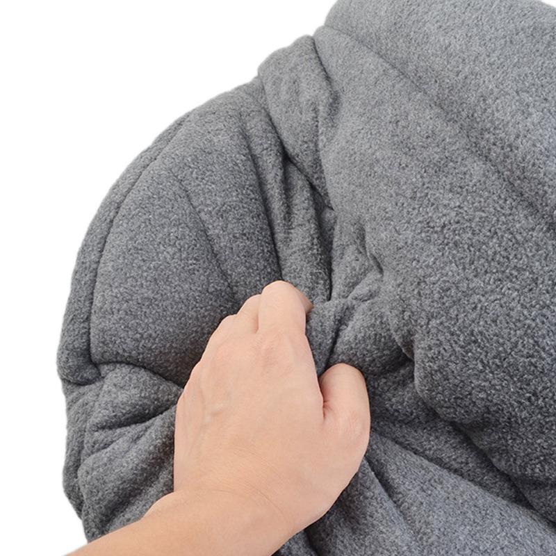 Pet Cat Dog Nest Bed Puppy Soft Warm Cave House Winter Sleeping Bag Mat Pad