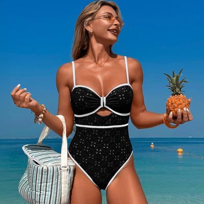 Jednoczęściowy kostium kąpielowy dla kobiet, seksowny, monokini, body, wysoko wycięty kostium kąpielowy na wakacje, plażę, basen, opalanie