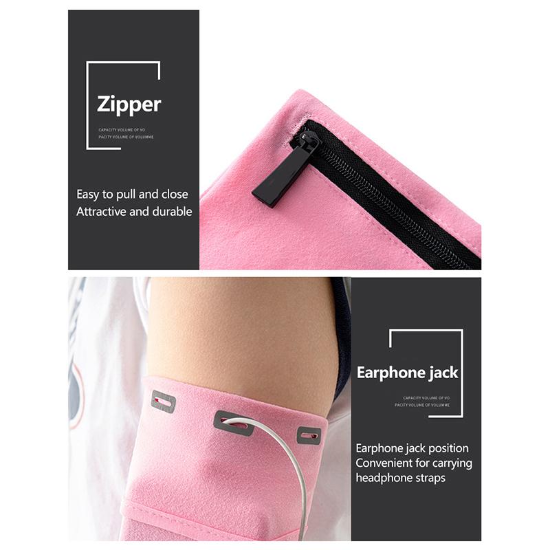 Running Mobile Phone Arm Bag Universal Breathable Sports Accessories Armband Jogging Bag Phone Armband Case Outdoor Arm Bag