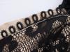 2025 Spring Women's Plus Size Lace Puff Sleeve Dress - Fashionable European & American Style