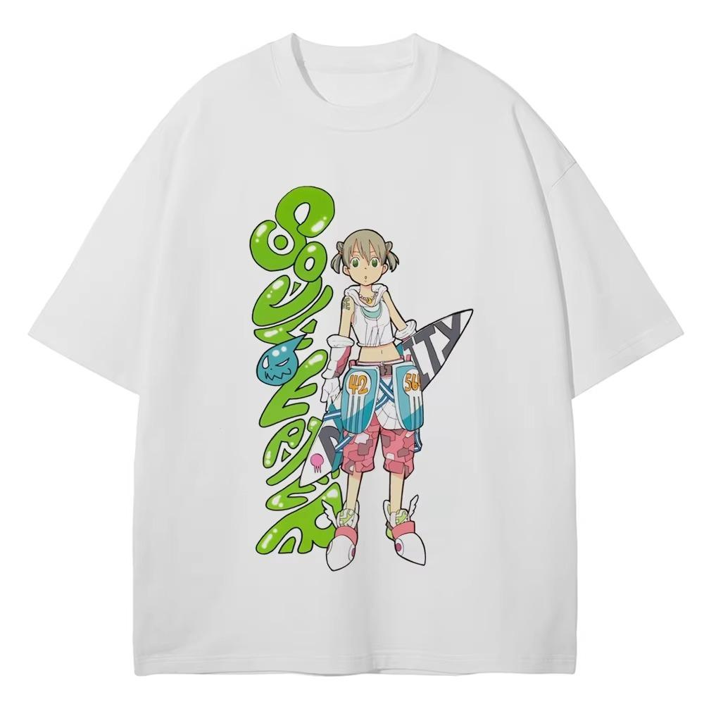 

Новая манга Soul Eater Футболка МАКА АЛБАРН SOUL EATER Мужская Женская Одежда Высококачественный Хлопок Летняя Футболка с Коротким Рукавом Повседневная Модная 4XL