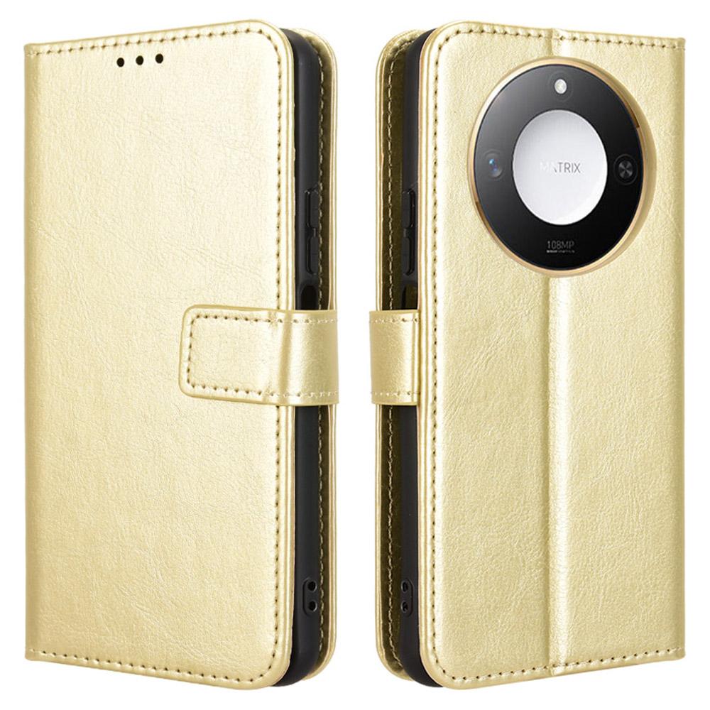 For Honor X60 5G/X9c Smart 5G Case Crazy Horse Texture PU Leather Phone Wallet Cover