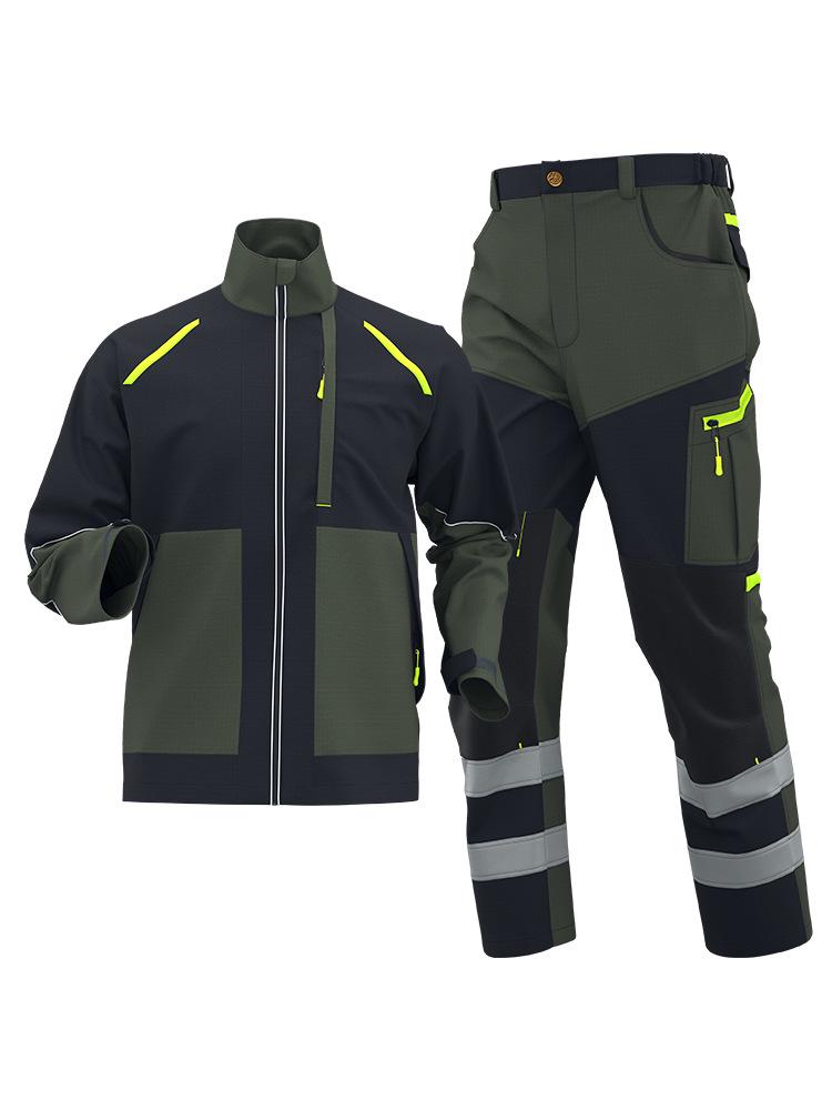 Tear-Resistant Men's Workwear: Durable, Wear-Resistant Clothing for Miners, Construction, and Electricians, Customizable for All Seasons.