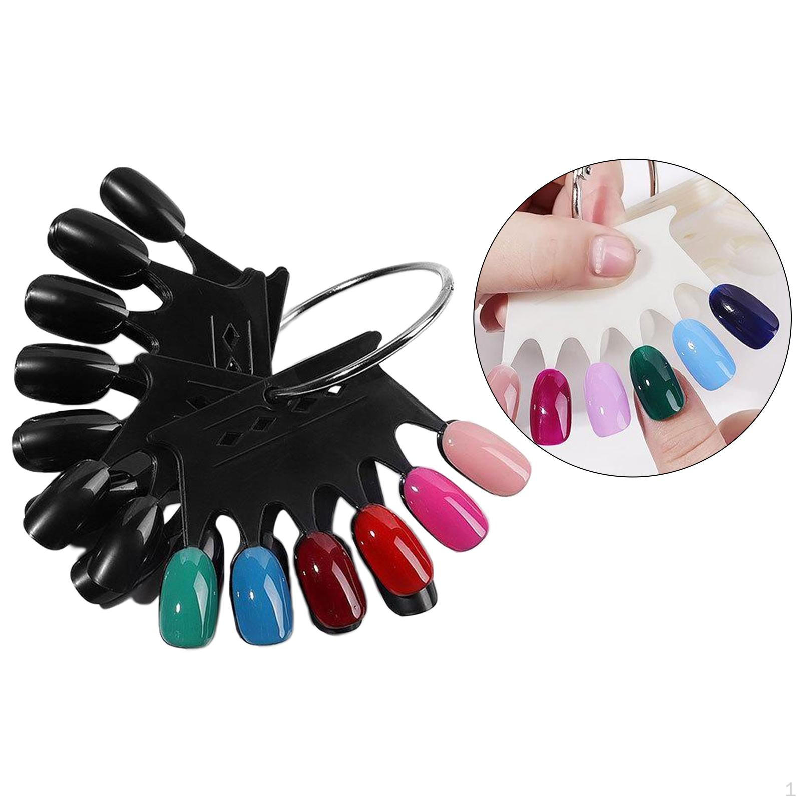 

10 листов, всего 60 насадок для ногтей, принадлежности для демонстрации и домашнего использования