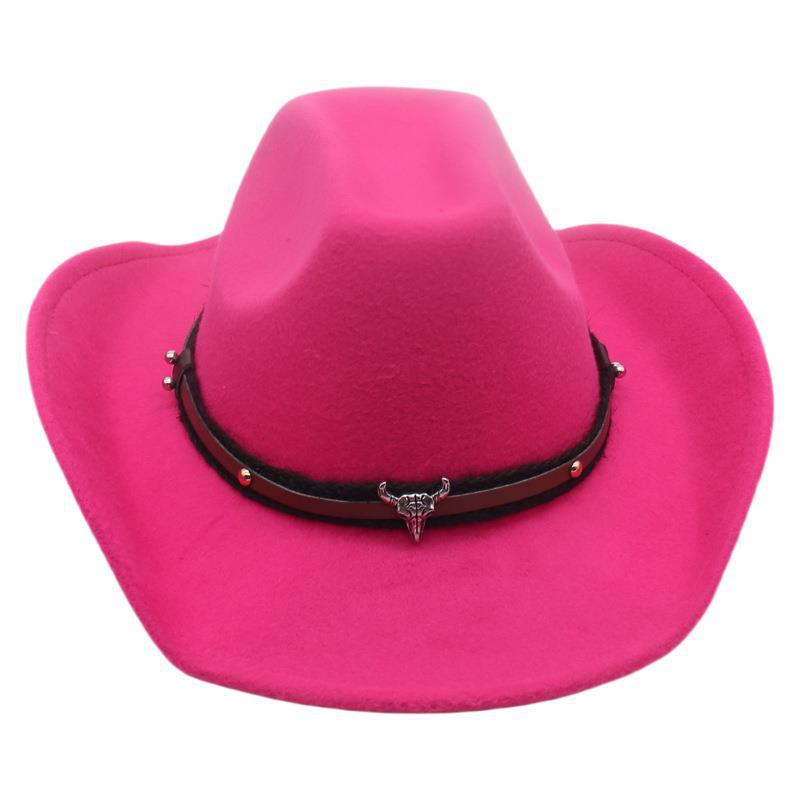 British Celebrity Style High-End Top Hat Tibetan Bull Head Accessories Travel Mountaineering Sun Protection Hat