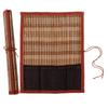 2Pcs Vintage Bamboo Calligraphy Brush Roll Organizer Paint Brush Holder Portable Pen Painting Tool Case for Beginners Travel