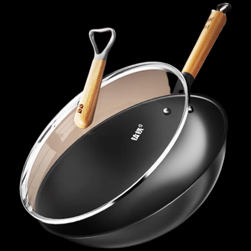 

Sanhe TC32T17 32cm Titanium Iron Non-stick Wok