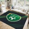 Ireland Rugby Design Crystal Velvet Carpet Cozy Non?Slip Printed Rug For Bedroom Living Room Entrance