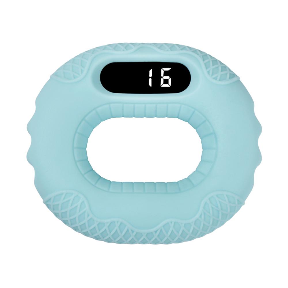 Silicone Grip Strength Device Exercises Finger Strength Grip Ring Connection Bluetooth Flashing Short Video Counting Training
