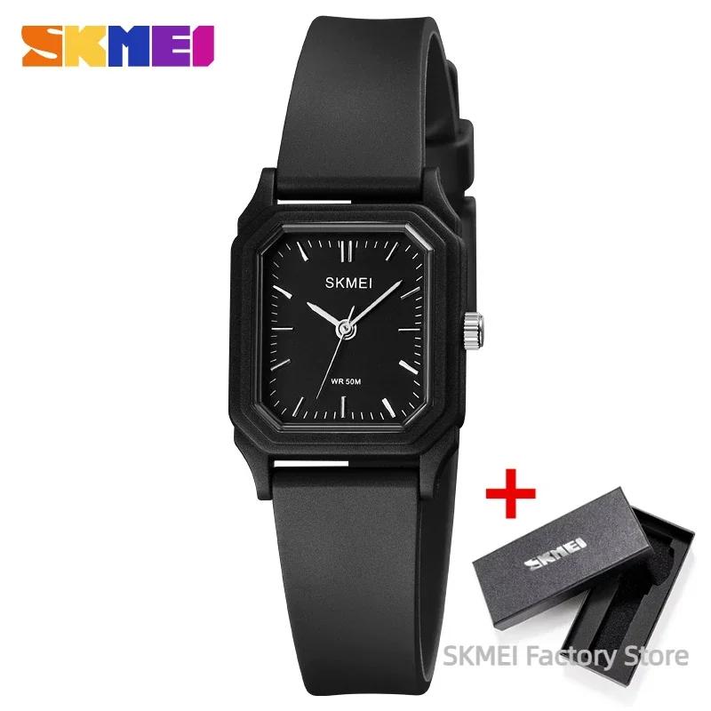 SKMEI 1651 Luxury Small Young Lady Girl Quartz Watch for Women Casual Creative Sports Waterproof Womens Wristwatches Reloj Mujer