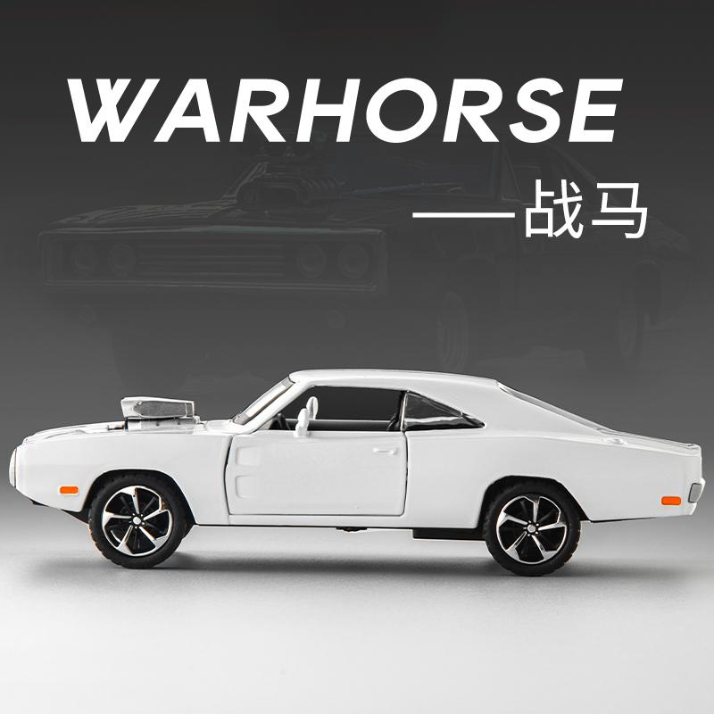 CVT3 Limited Edit 1:32 Die-cast Metal Simulation Dodge Warhorse Alloy Model Car Sound and Light Collection Model Boys' Toy Gift