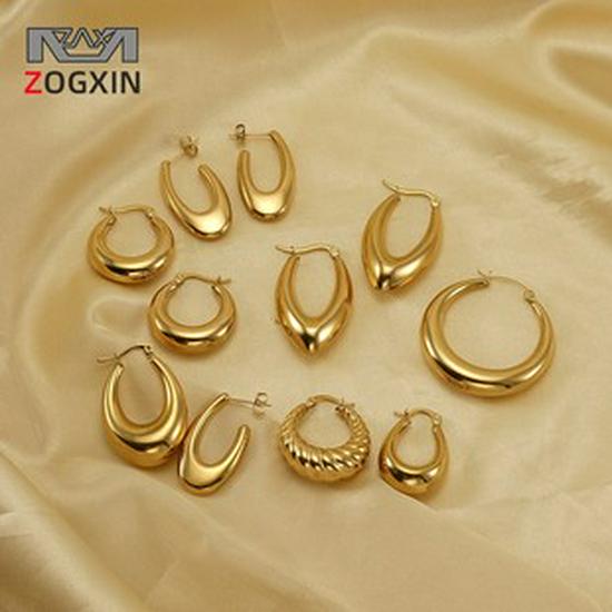 18K Gold Titanium Steel Minimalist Pearl Drop Earrings for Women - Non-Fading, Elegant Fashion Accessory