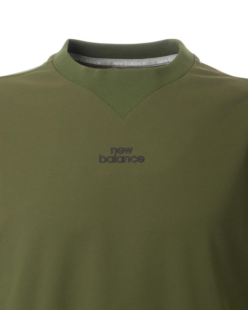 Golf Crewneck Sweatshirt 3 [New Balance] Short-Sleeve (Micropique, Moisture-Wicking) / Men's / 012-6264001 181_WAKAME [S]