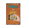 Funny Text Sign Exercise Fitness Poster Gym Training Room Wall Decor Pin Up Tin Sign Man Cave Art Poster Decoration Metal Plate