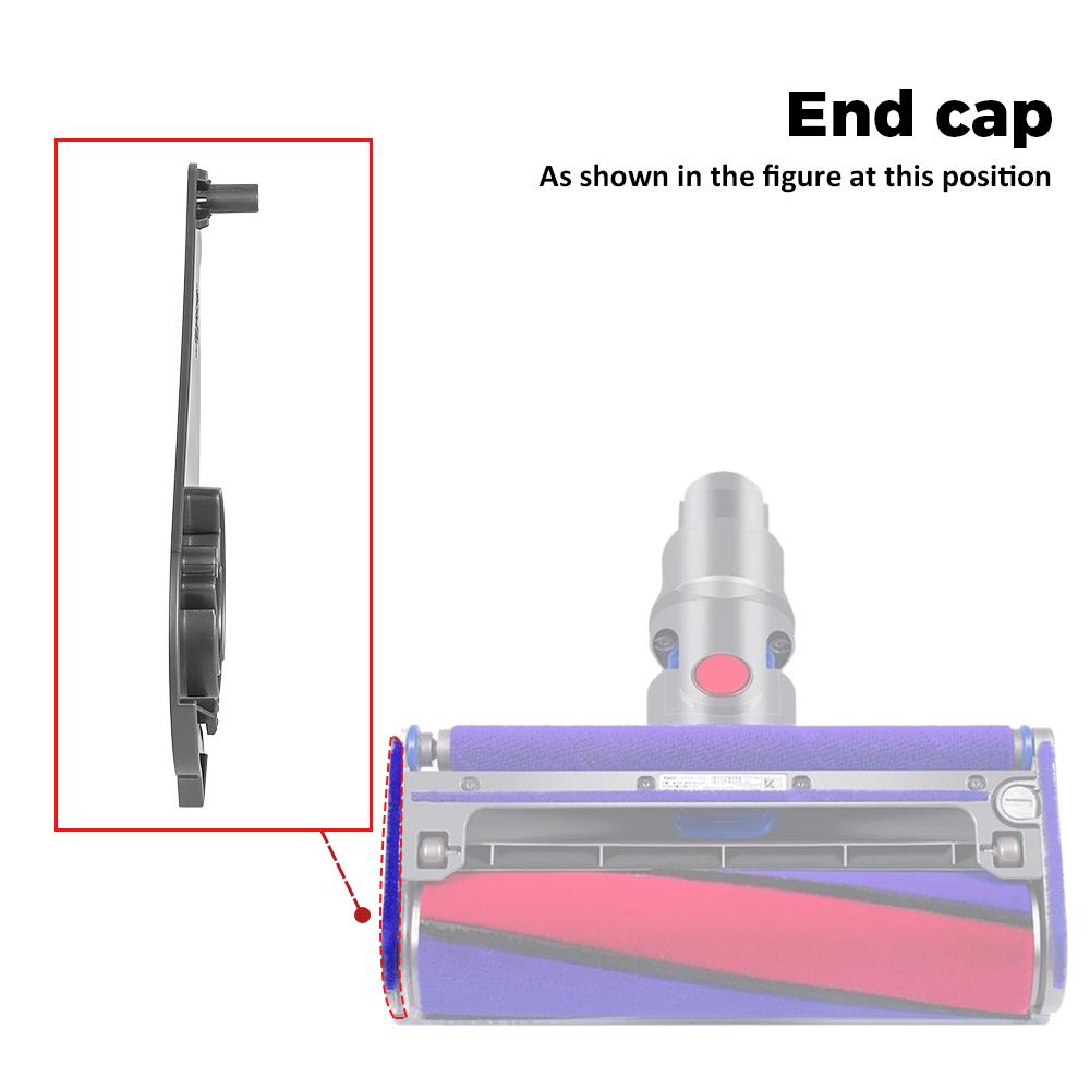 Side End Cap Cover FOR Dyson V6 V7 V8 V10 V11 Cordless Vacuum Cleaner Roller Brush Bar Replacement Attachments