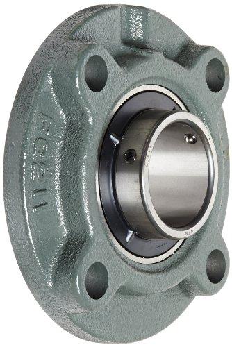 

NTN UCFC211D1 Light Duty Piloted Flange Bearing, 4 Bolts, Setscrew Lock, Regreasable, Contact and Flinger Seals, Cast Iron, 550mm Bore, 5-29/32 Bolt