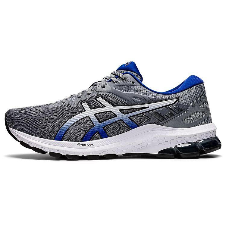 Asics GT-1000 10 Fabric Low Top Running Shoes Men Sneaker Gray Blue 1011A999-027