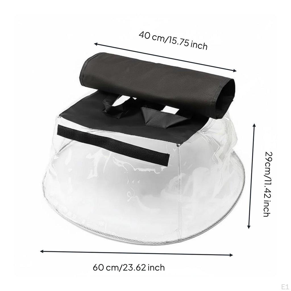 Rain Cover Clear Design Transparent Beam Light Protector Easy Installation Lighting Equipment