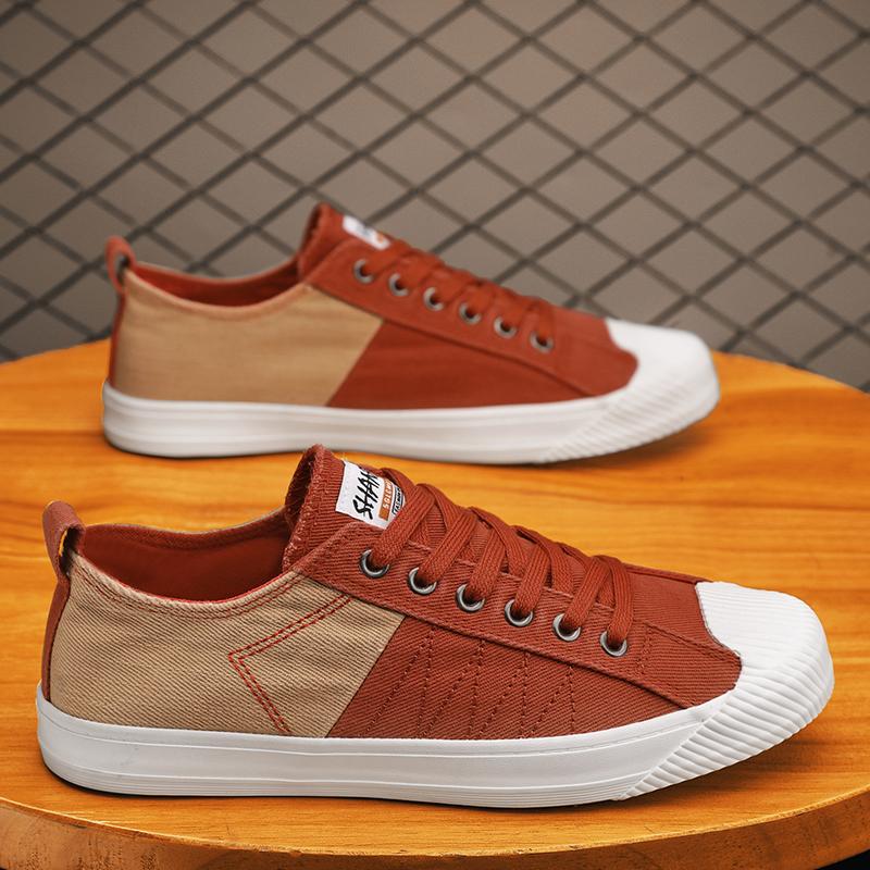 Fashion Shoes for Men Canvas Walking Retro Elegant Sneakers Man High Quality Fashion Flat Casual Shoes Lightweight Male Shoe Korean