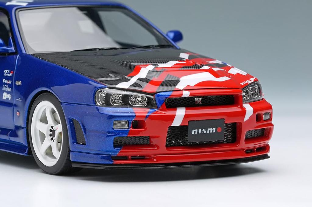 Makeup EIDOLON Nissan Skyline NISMO Launch Version Tokyo Auto Salon 2000 Finished Product EM771 1/43 GT-R (BNR34 R-tune)