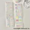 210cm PET Sticker Tapes DIY Scrapbook Stickers Roll Aesthetic Washi Tape DIY Arts Crafts Album Phone Stationery Stickers
