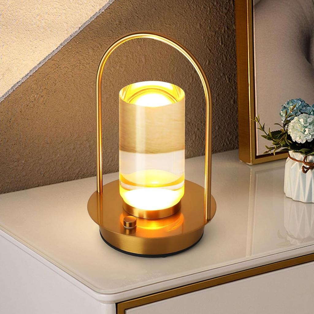 LED touch light, USB charging light, night light, ambient light, suitable for restaurant, bar, party decoration, New Year gifts,