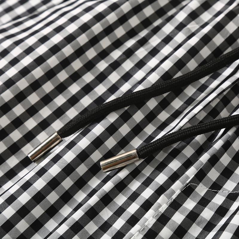 Pantaloncini Casual da Uomo a Quadri, Vita Elastica con Coulisse, Leggeri da Spiaggia Estivi (M-5XL)