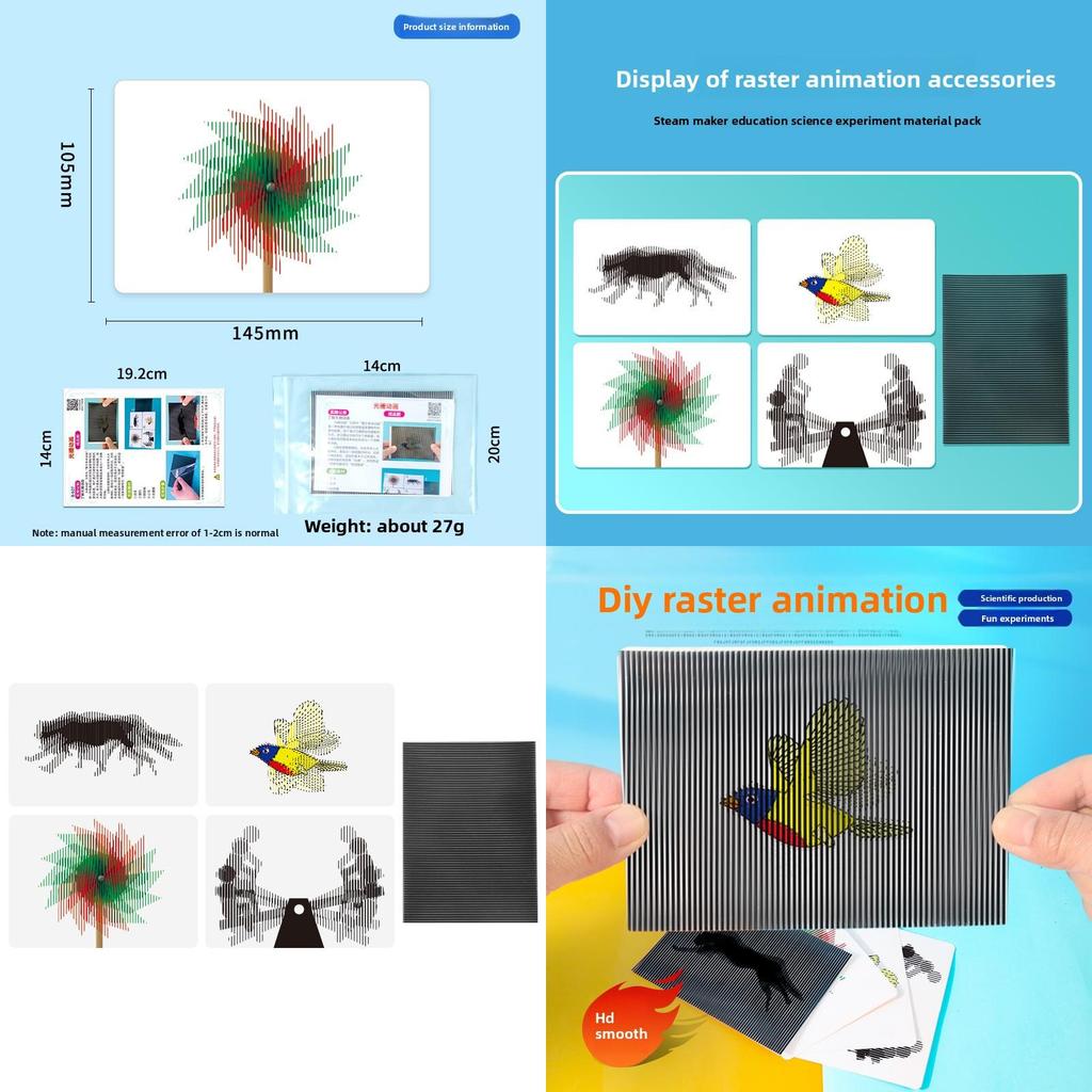 Educational Science Light Diffraction Animation Craft Kit For Children Hands On Science