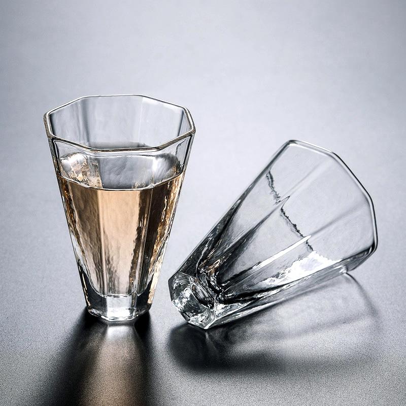 Japanese Glass Diamond Small Tea Cup High Temperature Thickened Teacup Master Cup Personal Single Cup Tea Set