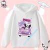 2026 New Kurumi Children's Hooded Sweatshirt Boys' Sport Shirt Girls' Casual Top Sanrio Cartoon Print Fall/Winter Pullover Shirt
