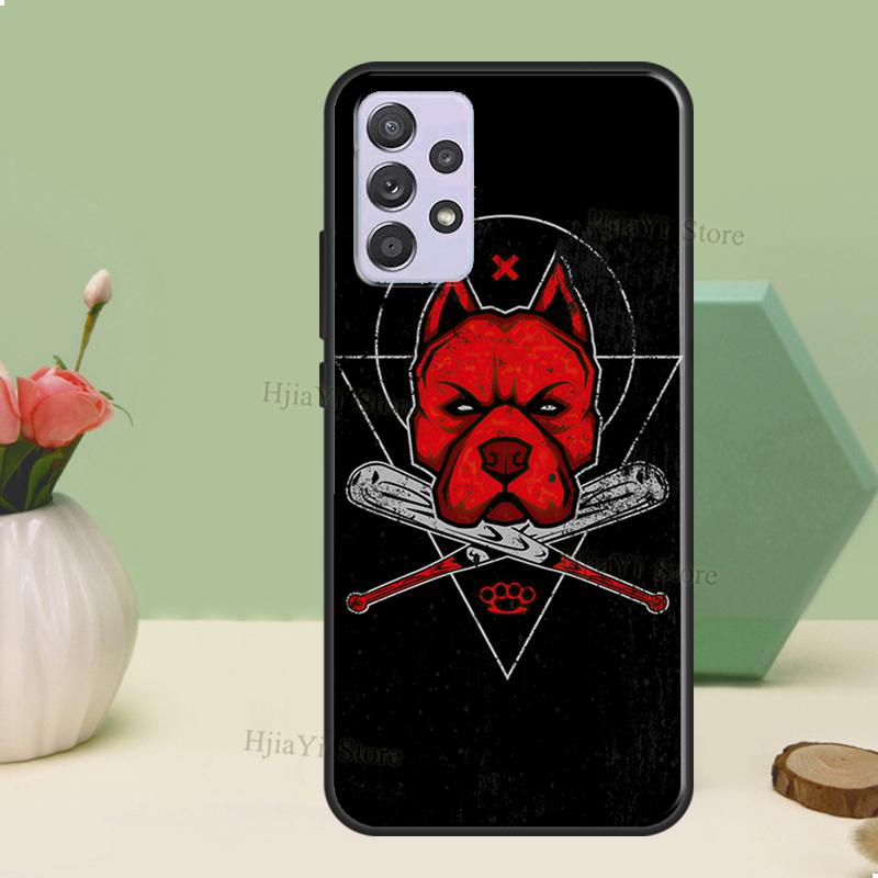Pit Bull Lovely Dog Pitbull Case For Samsung A54 A34 A24 A14 A51 A71 A12 A22 A32 A52 A72 A73 A33 A53 A13 Back Cover