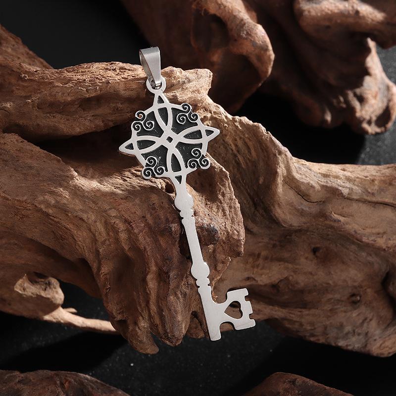 Accessories Witch Knot Key Style Fashion Pendant Necklace