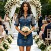 Damen Sexy Durchsichtiges Netz Patchwork Mini Jeanskleid, Kurzarm Knopfleiste Bodycon Kleid, Sexy Party Club Jeanskleid