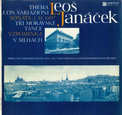 LP Record RADOSLAV KVAPIL - Janacek Thema Con Variazioni / Sona 110213 PANTON 1978 Czechoslov Classical Used