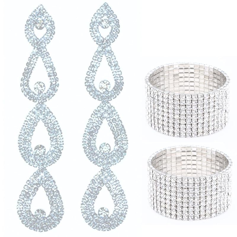 

[VanFROSTED] Earrings fitness competition crystal competition stage stage body wedding vest marriage Japan ballroom dance flower muscle training