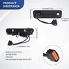 95760-E6201 Black 12V 5A IP68 Back Up Camera Rear View Camera Trunk Switch Plastic Metal For Hyundai Sonata 2015 2016 2017