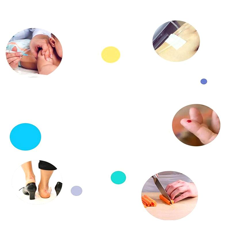 100 st Mini Vattentäta Andningsbara Plåster Små Sårplåster Hemostas Förband