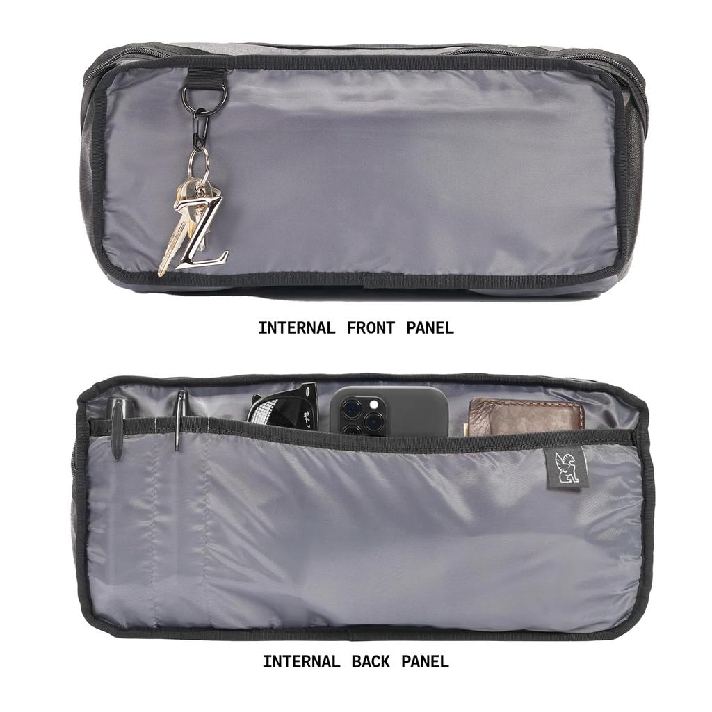 Chrome KADET (current model) body bag, BXRFBLACK, XRF Black, Reflective, 9L, Waterproof
