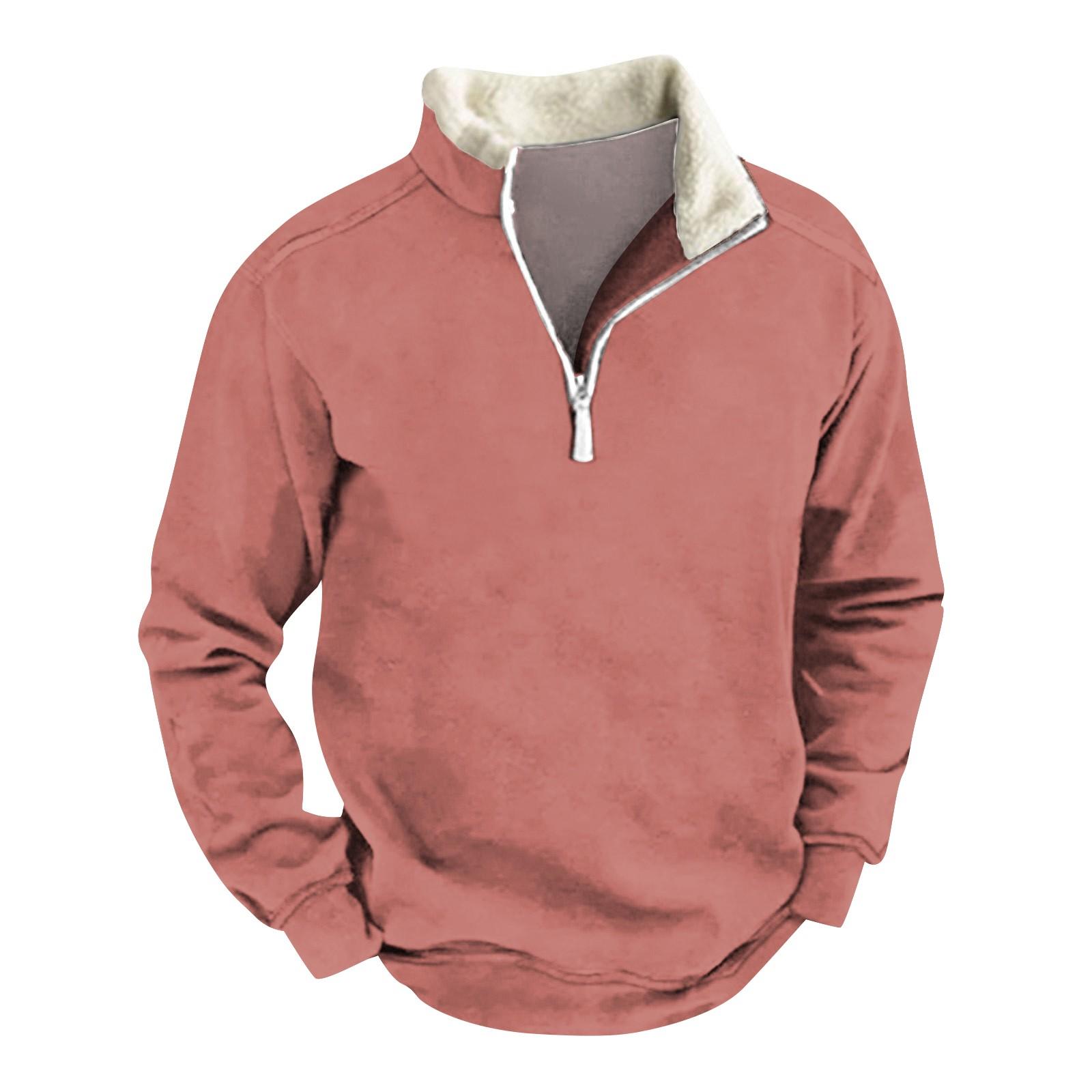 

Весенне-осенняя мужская толстовка с воротником-стойкой на открытом воздухе, повседневные свитера, топы XXXXL