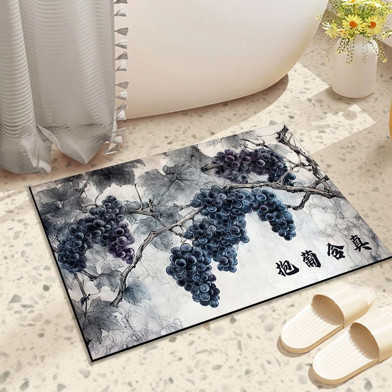 Ancient Fruit Diatom Mud Household Absorbent Mat Toilet Toilet Floor Mat Washroom Floor Mat Anti-slip Wear
