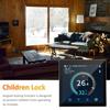 WiFi Smart Thermostat Programmable Thermostat APP Control Digital Temperature Controller 480*480 LCD Touch Display 6 Time-Modes