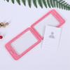 Plastic Double Sided Transparent Employees Work School Credential Badge Office Pass Id Card Holder Accessories Lanyard Decor