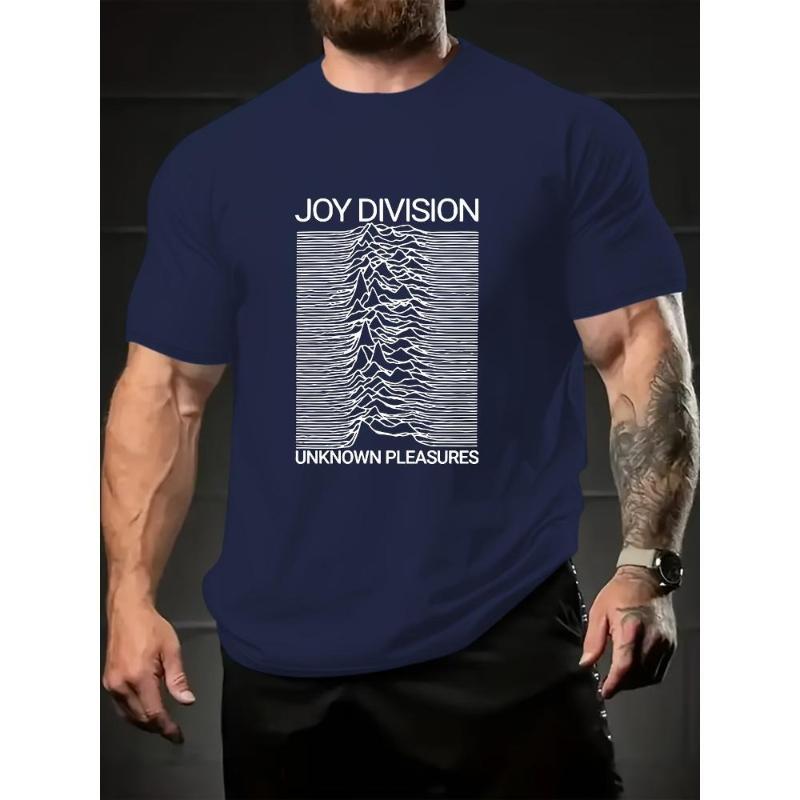 

Футболка Joy Division Unknown Pleasures, мягкая, дышащая и устойчивая к выцветанию, классический крой для повседневной носки XXL белый