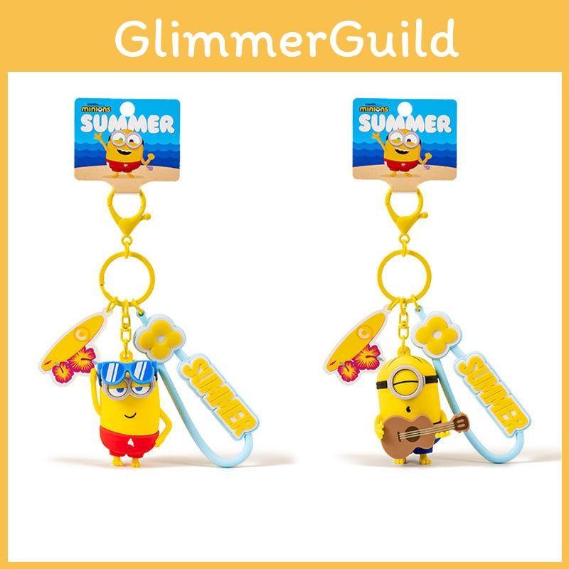 Time Summer Minions Keychain Pendant With Cartoon Characters For Bag And Key