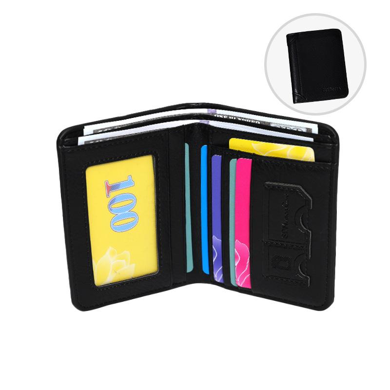 

Мужской кошелек RFID Защита от кражи Щетка Ультратонкий Короткий Многофункциональный Кошелек для ID-карт и Кредитных карт Подарок на Рождество День Святого Валентина День Отца