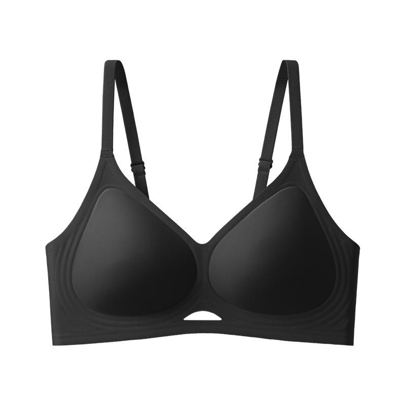 Traceless Underwear, Jelly Soft Support, No Steel Ring, Double Breast Upper Support, Anti-sagging and Breathable Summer Thin Bra Cover, Women