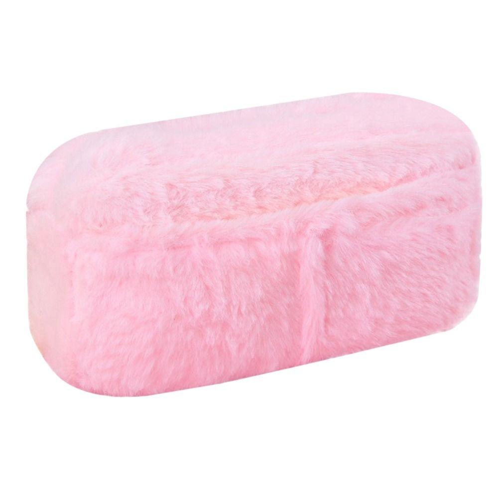 

Мішок для прання Органайзер для канцелярського приладдя М який тканинний пенал Сумка для олівців Сумки для зберігання косметики Косметичка рожевий