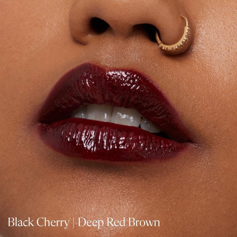 Kulfi Lassi Lips Staining Long Lasting Moisturizing Lip Oil 0.14 Oz Black Cherry Deep Red Brown