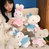 Wearing Bow Lace Dress Elegant Soft Fluffy Doll Pretty Stuffed Rabbit Doll  Children's Toy